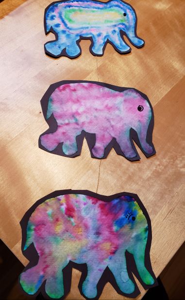 Elephant Art Activities For Preschool, Zoo Themed Art For Preschool, Zoo Animals Preschool Art, Elephant Kindergarten Activities, Elefant Craft Preschool, Elephant Art Activity, Zoo Art Activities Preschool, Jungle Safari Crafts For Preschool, Africa Crafts For Toddlers