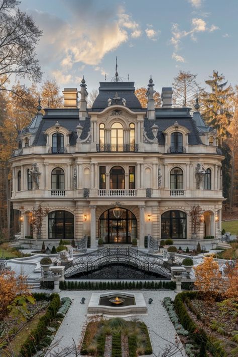 Castle Mansion Interior, German Mansion, Old Money House Exterior, Manson House, European Mansion, Cool Mansions, French Mansion, Huge Mansions, Castle Exterior