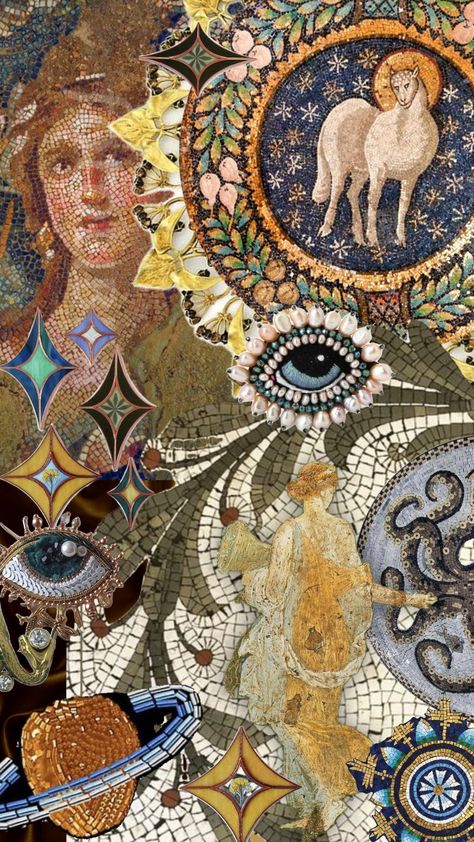 mosaic vibes! #art #nature #vibes #wallpaper #vintage #love #gold #music #books Vintage Mosaic, Mosaic Wallpaper, Nature Vibes, Vibes Wallpaper, Vibes Art, Music Books, Wallpaper Vintage, Art Nature, Screen Savers