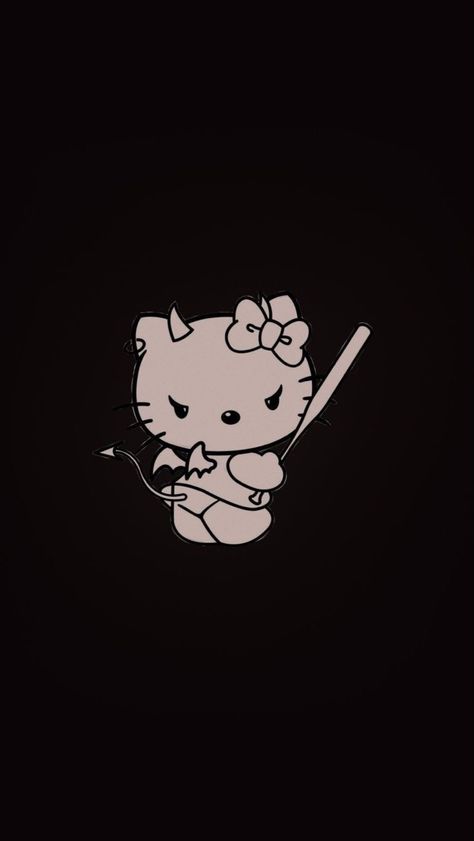 Dark Hello Kitty, Hello Kitty Dark, Hello Kitty Background, Kitty Background, Kitty Wallpaper, Hello Kitty Wallpaper, Ultra Hd, Hello Kitty, Kitty