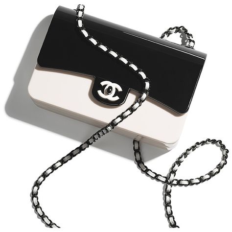 White Chanel Bag, Chanel 2021, Black And White Bags, Chanel Black And White, Luxury Bags Collection, Mode Chanel, Chanel Store, Chanel Mini, Couture Mode