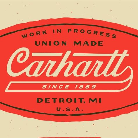 Mighty Midwest Design Co. on Instagram: "Carhartt Script #illustration #midwestdesign #midwest #lettering #illustrationdesign #illustrationwork #branding #brandingdesign #handlettering #brandingstudio #brandingcompany #badgedesign #badgedesigner #illustration #graphicdesign #art #artwork #vintagedesign #retrodesign" Western Packaging Design, Vintage Script Logo, Vintage Western Graphic Design, General Store Logo, Country Graphic Design, Nordic Graphic Design, Grill Branding, Traditional Graphic Design, Vintage Branding Design