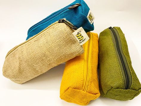 @bee.kraft now introduces our new range of jute pencil pouches. All are products are made with sustainable materials for a better tomorrow.  Crafted with care in India.  #handmade #jutepouch #pouch #bags #zipperpouch #pencilcase #case #creative  #madeinindia #plasticfree #ecofriendly Pencil Pouches, Pouch Bags, A Better Tomorrow, Better Tomorrow, Tomorrow Will Be Better, Pencil Pouch, Sustainable Materials, Plastic Free, Pencil Case