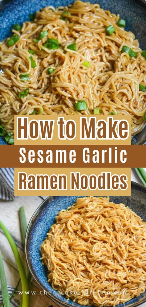 Stir Fried Garlic Ramen Noodles, Ramen Soy Sauce Recipe, Sesame Soy Noodles, Soy Sauce Ramen Noodles, Easy Saucy Ramen Noodles, How To Season Ramen Noodles, Dressed Up Ramen Noodles, Homemade Ramen Noodles Seasoning, Mr Noodles Upgrade