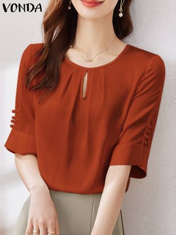 Office Top, Women Summer Casual, Korean Dress, Short Sleeve Shirts, Pakistani Dresses, Hijab Fashion, Summer Casual, T Shirt Top, Blouse Designs