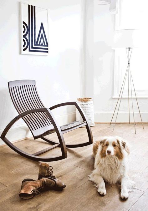 Lull Yourself to Sleep in These Modern Rockers | @hunkerhome Modern Rocker, Modern Rocking Chair, Wooden Porch, Architecture Magazines, Take A Seat, Living Room Style, Adirondack Chair, Rocking Chair, Concept Store