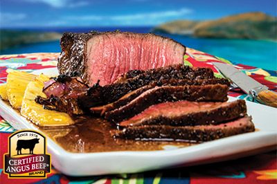 Pineapple Teriyaki London Broil: Taste the difference. There's Angus. Then there's the Certified Angus Beef ® brand. Summer Roast, Broil Recipes, Pepper Steak And Onions, London Broil Marinade, London Broil Recipe, Beef Kabob Recipes, Pineapple Teriyaki, Resorts In Mexico, London Broil Recipes