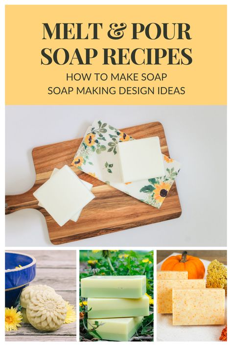 Melt And Pour Soap Recipes For Face, Melt And Pore Soap Recipes, Melt And Pour Soap Ideas Design, Make Soap For Beginners, Melt And Pour Soap Recipes, How To Make Soap, Savon Diy, Easy Soap Recipes, Soap Melt And Pour