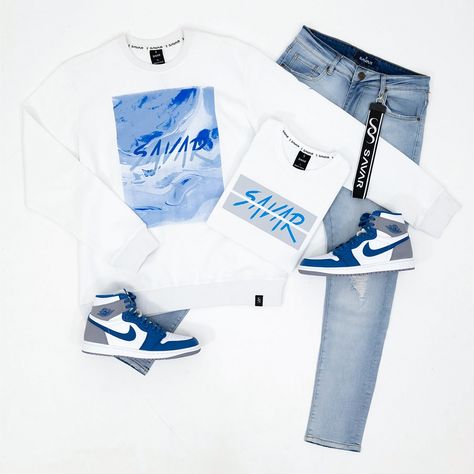 Jordan 1 True Blue Outfit Men, True Blue Jordan 1 Outfit, True Blue Jordans Outfit, Jordan 1 True Blue Outfit, Nike High Top Outfits, Air Jordan 1 True Blue, Blue Jordans Outfit, Jordan 1 True Blue, Blue Sneakers Outfit