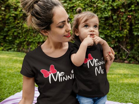 Mockup of a Mom and her Baby Boy Wearing Different Round Neck Tees Mockup While Outdoors a16075Foreground Image Tattoo For Baby Girl, 10 Mayo, Mother Daughter Shirts, Cricut Shirts, Creative Shirts, Mommy And Me Shirt, Daughters Shirt, Mommy And Me Outfits, Mama Shirts