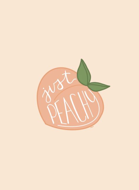 ~ just peachy ~ created by Reagan Watkins ❤︎ - credit @reagannwatkins Peachy Wallpaper, James And Giant Peach, Peachy Aesthetic, Feeling Peachy, Beach Aesthetics, Nursery Pink, Peach Wallpaper, Vsco Aesthetic, Peach Art