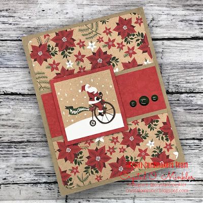 Happy Christmas Card, Echo Park Paper, Christmas Paper Crafts, Homemade Christmas Cards, Christmas Card Crafts, Holiday Paper, Sketch Challenge, Diy Christmas Cards, Christmas Holiday Cards