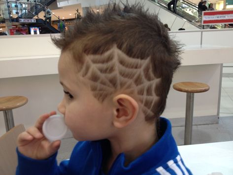 Best Baby Boy Haircuts | 35 Baby Boy Hairstyles in 2020 Spiderweb Haircut, Spiderweb Hair Design, Spiderweb Hair, Baby Boy Haircut Styles, Names Of Haircuts, Hair Designs For Boys, Boys Haircuts With Designs, Boys Haircut Styles