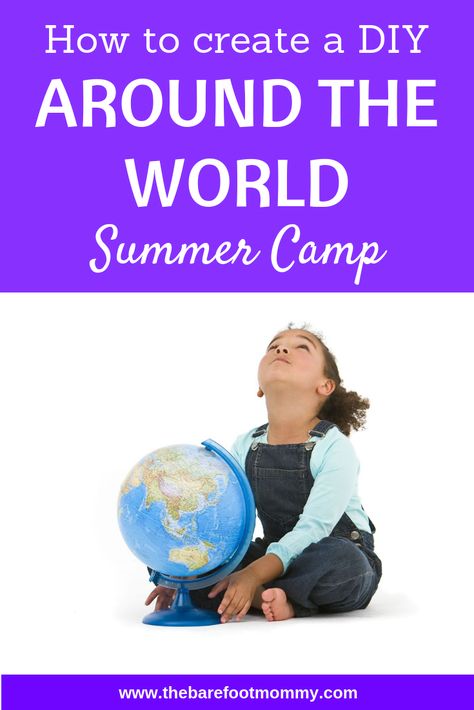 Around The World Summer Camp, Camp Diy, Summer Camp Themes, Purposeful Play, Experiments Kids, Summer Camp Activities, Geography For Kids, Science Camp, Ambassador Program