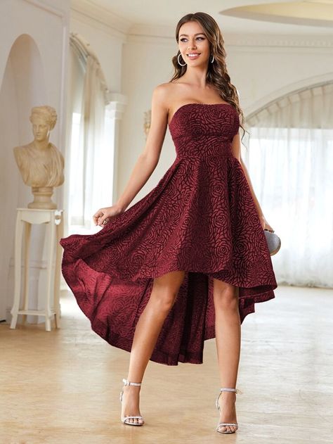 Tube Prom Dress, Lace Evening Dress Long, Mesh Prom Dress, Long Party Gowns, Burgundy Evening Dress, Beaded Formal Dress, Satin Evening Gown, Mid Calf Dresses, Lace Formal Dress