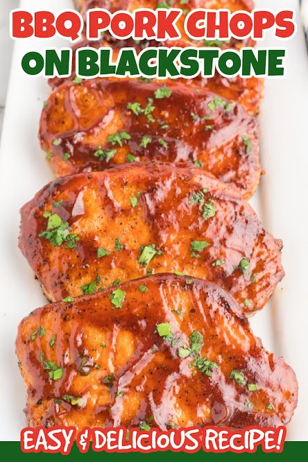 BBQ Porkchops on Blackstone | Tha Munchies Pork Chops On Blackstone Griddle, Bbq Porkchops, Pork Chop Dishes, Marinated Pork Chops, Bbq Pork Chops, Blackstone Recipes, Cooking Pork Chops, Cooking Stone, Juicy Pork Chops