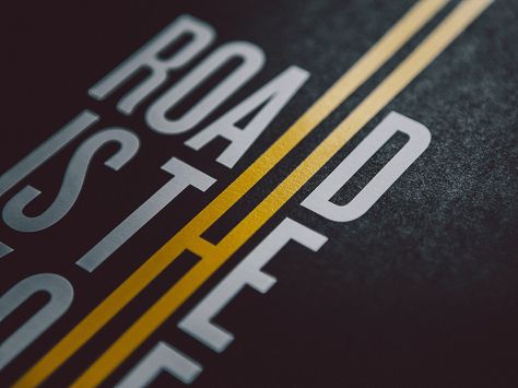 Road Is The Way Of Life Poster  by Martin Gross Road Markings Design, Road Trip Graphic Design, Journey Graphic Design, Road Typography, Road Graphic Design, Path Logo, Road Graphic, Road Poster, Road Logo