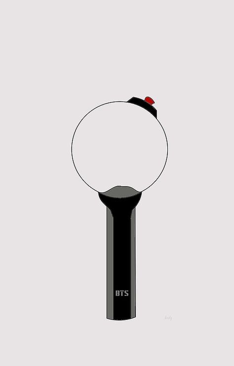 BTS A.R.M.Y Bomb Bts Lightstick Drawing, Bts Lightstick, Tumblr Phone Case, Bts Bomb, Notebook Drawing, Doodle Frames, Korean Stickers, Pop Stickers, Bts Memes Hilarious