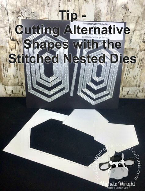 Tip - How to Cut Alternative Shapes with the Stitched Nested Dies