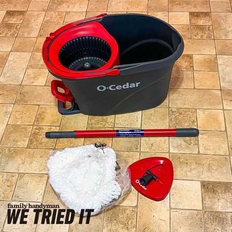 The Viral O-Cedar Spin Mop Is a Beloved Cleaning Tool, So We Tested It Out O Cedar Mop, Cedar Mop, Custom Built Cabinets, The Family Handyman, Shop Vacuum, Spin Mop, Small Kitchen Decor, Family Handyman, Built In Cabinets