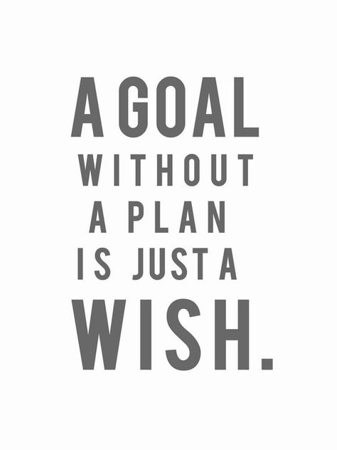 Goal Without A Plan Quote, Make A Plan Quote, A Goal Without A Plan Is Just A Wish, Plan Quotes, Quotes For Motivation, I Have A Plan, Planning Quotes, Inspirational Quotes About Success, Let You Go