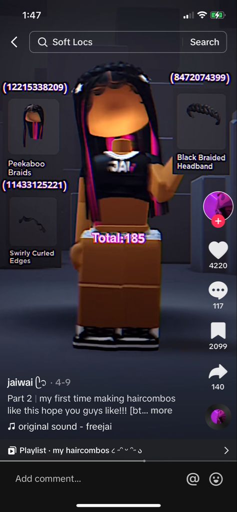 Butterfly Locs Roblox Code, Roblox Bloxburg Black Hair Codes, Bloxburg Edges Hair Code, Berry Avenue Codes Edges, Black Roblox Avatar Codes, Berry Avenue Edges Code, Head Less Roblox Avatar Code, Roblox Berry Avenue Codes Black Hair, Roblox Edges Code