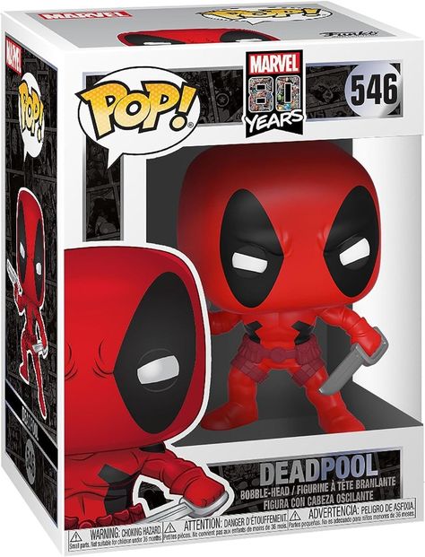 #deadpool #marvel #marvelcomics #spiderman #xmen #avengers #comics #bobblehead #funko #funkopop #funkopops #funkofamily #funkocollector #xforce #deadpoolfan #ryanreynolds #80yearsofmarvel #weasel #ajax #francis #negasonicteenagewarhead #colossus #yukio #hiwade #hiyukio #dopinder From first appearance, Dead pool, as a stylized POP vinyl from Funko! Figure stands 3 3/4 inches and comes in a window display box. Check out the other first appearance figures from Funko! Collect them all! Deadpool Funko Pop, Deadpool Pop, Deadpool Figure, Wolverine Movie, Dead Pool, Pop Disney, Pop Marvel, Funko Pop Marvel, Deadpool Wolverine