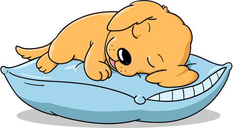 Photo about Cute cartoon of sleeping puppy. Illustration of friend, adorable, illustrator - 47041646 Dog Sleeping In Bed, Dog Pencil Drawing, Kiss Cute, Animals Sleeping, Pencil Sketch Art, Sleeping Puppy, Funny Quotes Wallpaper, Sleeping Drawing, Cartoon Drawing Ideas Easy