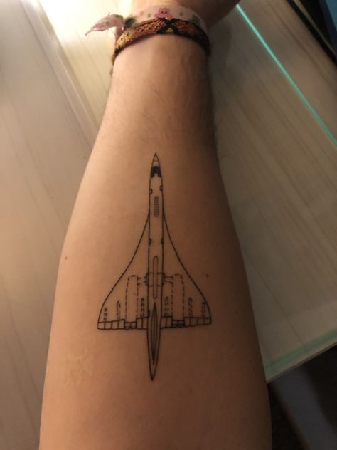 Concorde Tattoo, Aviation Tattoos, Aviation Tattoo, Pilot Tattoo, Ma Tattoo, Plane Tattoo, Airplane Tattoos, Epic Tattoo, Heart On Your Sleeve