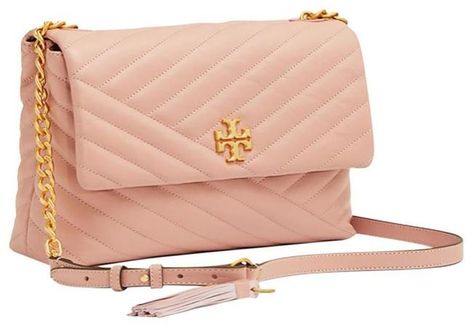 Tory Burch Kira Chevron Flap Pink Moon Leather Shoulder Bag. Get one of the hottest styles of the season! The Tory Burch Kira Chevron Flap Pink Moon Leather Shoulder Bag is a top 10 member favorite on Tradesy. Save on yours before they're sold out! Kira Chevron Convertible Shoulder Bag, Meadow Sweet, Tory Burch Kira Chevron, Kira Chevron, Tory Burch Shoulder Bag, Tory Burch Kira, Leather Roll, Pink Purse, Tory Burch Bags