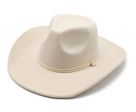 PRICES MAY VARY. 【Quality Material】: Our felt cowboy hats are mainly made of high-quality cotton and polyester materials to give you a good wearing experience. The hat is lightweight, won't make your head feel heavy and uncomfortable, and won't put pressure on your forehead when worn for a long time. At the same time, the use of high-quality materials, the hat will not easily pilling deformation. You deserve a nice, comfortable hat 【Size】: Our Cowboy Hat circumference :22.4 "-22.8 ", brim width Felt Cowgirl Hat, Neck Drawing, Retro Cowboy, Felt Cowboy Hats, Cowgirl Hat, Cowboy Cowgirl, Western Wedding, Cowgirl Hats, Cowboy And Cowgirl