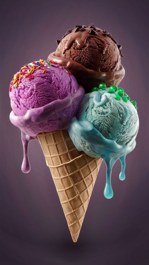 Cute Ice Cream Wallpaper, Ice Cream Wallpaper, Ice Cream Photography, Ice Cream Poster, Ice Cream Art, Yummy Ice Cream, Food Wallpaper, Like Someone, Frozen Treat