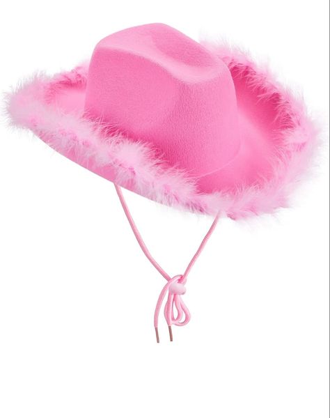 Pink cowboy hat Princess Fancy Dress, Rave Hats, Pink Bachelorette Party, Pink Cowboy Hat, Cowboy Costume, Felt Cowboy Hats, Chapeau Cowboy, Pink Cowgirl, Western Cowboy Hats