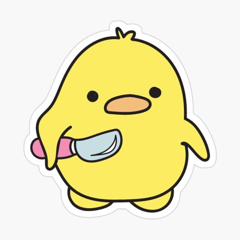 Get my art printed on awesome products. Support me at Redbubble #RBandME: https://www.redbubble.com/i/sticker/cute-little-angry-chick-with-knife-sticker-by-art-by-nashe/150691052.EJUG5?asc=u Angry Sticker, Knife Sticker, My Art, Awesome Products, Art Prints, For Sale, Quick Saves, Art