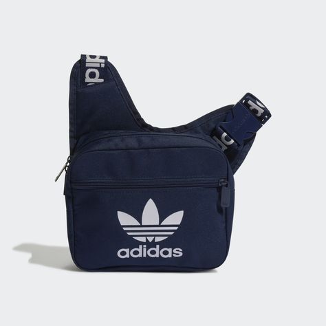 Gym Sack, Adidas Adicolor, Adidas Bags, Bags Style, Adidas Trefoil, Yoga Bag, Duffel Bags, Blue Adidas, Adidas Online