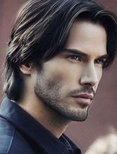 Big Hair Styles Men, Long Hairstyles For Men Medium, Men's Long Hairstyles Straight, Hairstyles For Men Medium, Straight Hair Ideas, Curly And Straight Hair, Long Hairstyles For Men, Mens Haircuts Medium, Boy Haircuts Long