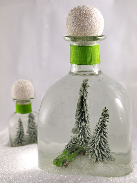 VOTE FOR THIS AWESOME PROJECT!   Art of Patrón | Patrón Social Club Patron Bottle Crafts, Crown Royal Bottle, Patron Bottle, Bottle Terrarium, Liquor Bottle Crafts, Decorated Bottle, Tequila Bottles, Bottle Garden, Altered Bottles