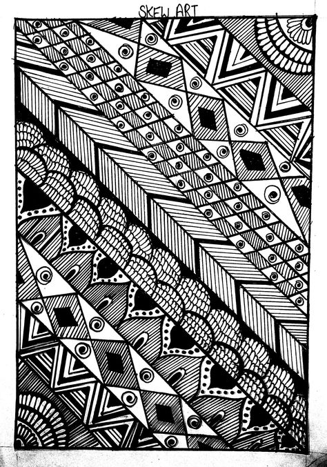 Doodle Ideas Full Page, Full Page Zentangle, Pattern Art Illustration, Full Page Drawings Ideas, Doodle Art Full Page, Mandala Drawing Full Page, Full Page Doodle Easy, Full Page Doodle Ideas, Doodle Full Page