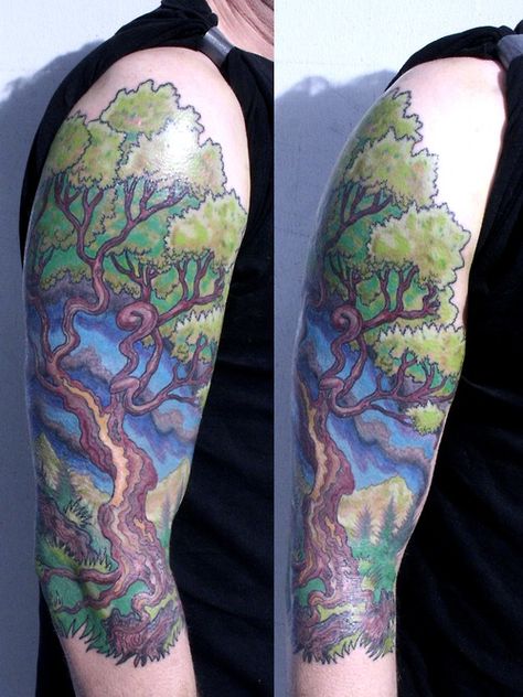 arbutus tree by jamie macpherson www.digitaldemigods.com Madrona Tree, Filip Leu, Arbutus Tree, Hidden Dragon, Books Open, New Westminster, Professional Tattoo, Tree Tattoo, Skin Art