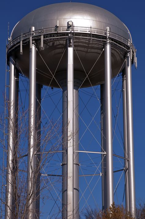 Prairie Village,KS Watertower Rural Cybercore, Divine Machinery, Water Towers, City Pictures, Roadside Attractions, Water Tower, Home Design Decor, Dream Home Design, Marina Bay Sands