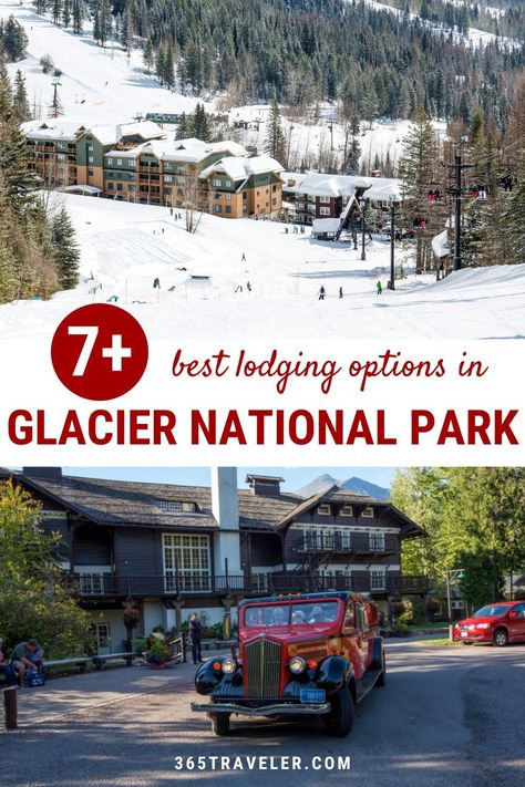 Visiting Glacier National Park is an amazing experience with unbeatable scenery, wildlife and outdoor activities. Once you decide to visit, your next decision is where to stay. There are some great Glacier National Park lodging options to choose from, and you'll find everything from luxury hotels to rustic cabins or campsites. Ready to learn more? Here are some of our favorite Glacier National Park lodging options. Logan Pass Glacier National Parks, Glacier National Park Lodging, Glacier Park Lodge, Banff Trip, Glacier National Park Vacation, Visiting Glacier National Park, Usa Trips, Glacier National Park Trip, National Park Lodges