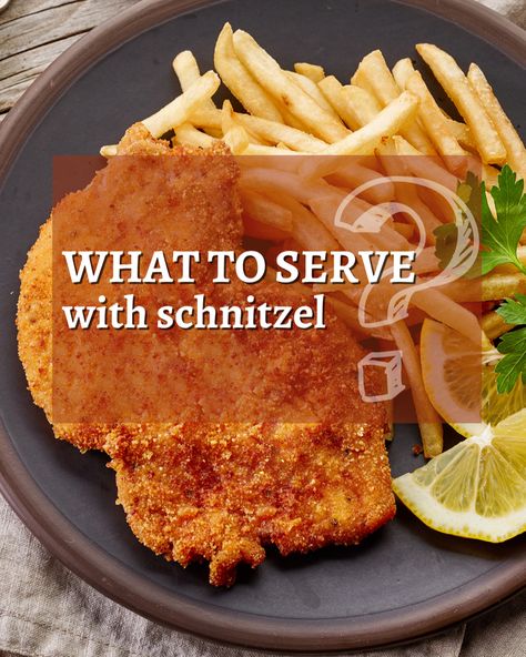 What To Serve With Schnitzel – Top 10 German Side Dishes for Schnitzel Best Pork Schnitzel Recipe, Side Dishes For Schnitzel, Easy Schnitzel Recipe, Pork Chop Schnitzel Recipes, Sides For Schnitzel, Beef Snitzel Dinner, German Scalloped Potatoes, Side Dishes For Pork Schnitzel, Sides For Pork Schnitzel