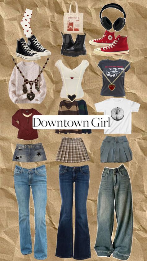 Downtown Girl pack, downtown girl aesthetic, clothes, and accessories. Downtown girl needs #downtowngirl #downtown #aesthetic #aesthetictumblr #pack #clothing #fashion Downtown Girl Aesthetic Clothes, Downtown Girl Aesthetic, Downtown Aesthetic, Downtown Outfits, Downtown Girl, Girl Needs, Trendy Fashion Outfits, Girl Fits, Fall Fits