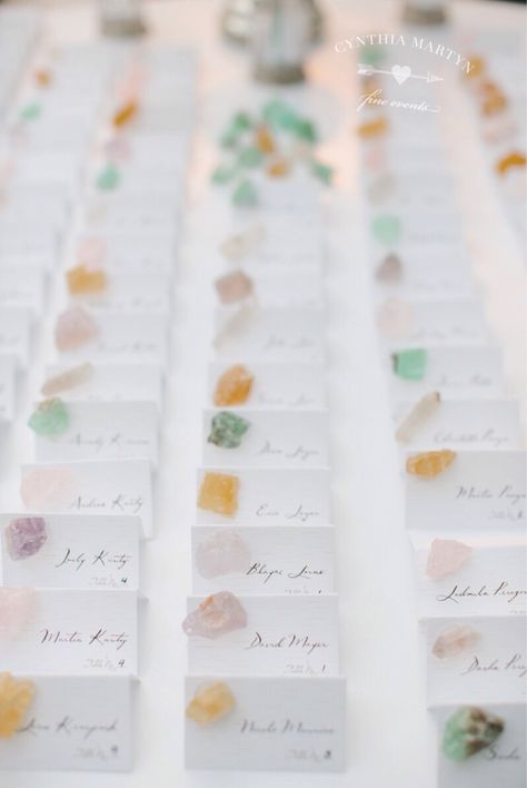 Sea glass place cards: filet mignon meal indicator Wedding Guest Book Table, Georgian Bay, Guest Book Table, Rock Wedding, Keys Wedding, Seating Cards, Bay Wedding, Bridal Musings, Wedding Decor Inspiration