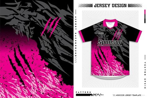 Sport Shirt Design Ideas, Custom Jersey Design, Sport Jersey Design, Jersey Design Ideas, Motif Jersey, Jersey Background, Sports Uniform Design, Sports Apparel Design, Team Shirt Designs