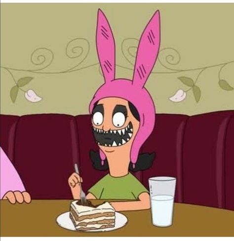 My spirit animal!! Louis Belcher, Bob's Burgers Halloween, Bobs Burgers Memes, Bobs Burgers Wallpaper, Bobs Burgers Louise, Bobs Burgers Funny, Best Cartoon Characters, Bobs Burgers Characters, Louise Belcher