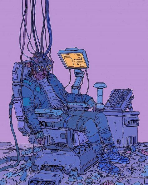 Sci-Fi Art Gallery 🎨 on Instagram: “- Back Cover Art for William Gibson‘s Book Count Zero by Josan Gonzalez 👨🏻‍🎨🎨 @deathburger - • ❌➡️ Follow @retro_scifiarts 🛸 • • • #scifi…” Cyberpunk Rpg, New Retro Wave, Arte Robot, Cyberpunk Aesthetic, Arte Cyberpunk, Cyberpunk Character, Cyberpunk Style, Arte Inspo, Science Fiction Art