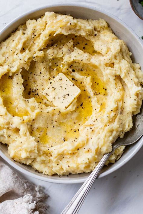 Mashed Potatoes With Skin, Crockpot Chicken And Potatoes, Healthy Mashed Potatoes, Crockpot Mashed Potatoes, Vegan Crockpot, Homemade Mashed Potatoes, The Magical Slow Cooker, Mashed Potatoes Recipe, Turkey Breast Recipe