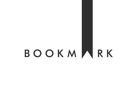 bookmark wordmark by finalidea on Dribbble Reading Logo Design Ideas, Logo Bookstore, Bookmark Logo, Bookstore Branding, Bookshop Logo, Book Store Logo, Logos Bookstore, University Logo Design, Bookstore Logo