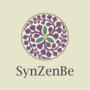 SynZenBe logo - wisteria Wisteria Logo Design, Wisteria, Logo Inspiration, Logo Design, Moon, Yoga, ? Logo, Silver, Design